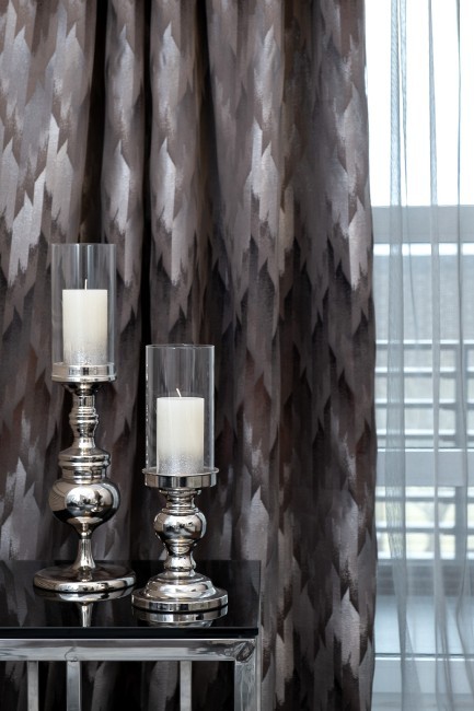 Портьера CASCADA серая 280*280см (TT-00011133)