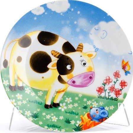 Детский набор 3 пр "Корова" LR (х12) " (27329)