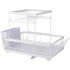 Сушилка для посуды белая 43*30*31 см (кор-6шт) Agness (917-105)