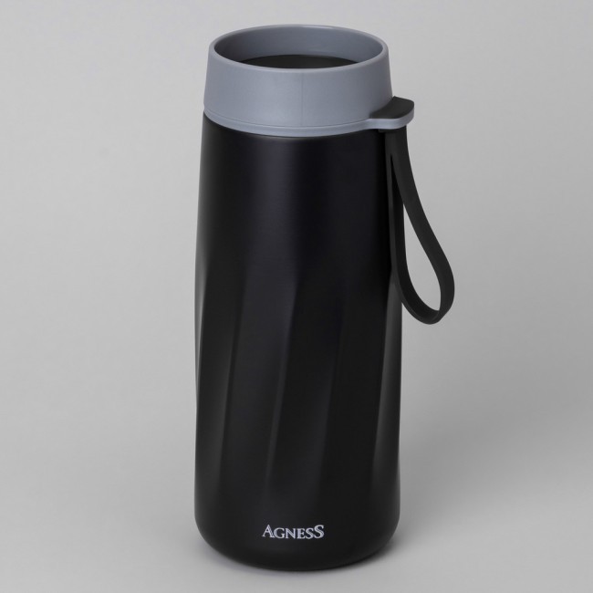 Термокружка curl umber 400 мл, колба нерж.сталь 18/10 Agness (798-102)