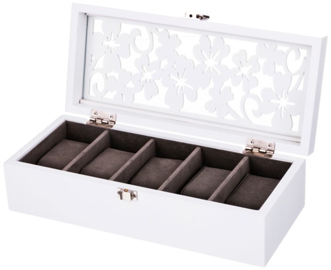Шкатулка для часов с 5-ю отделениями 27,5*12*8 см Lefard (255-147) Шкатулка для часов с 5-ю отделениями 27,5*12*8 см Lefard (255-147)