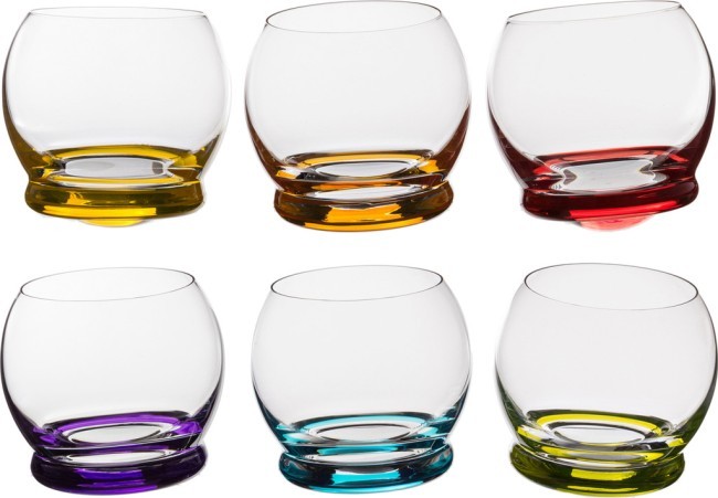 Набор стаканов из 6 шт. "crazy" 390 мл. высота=9 см. Crystalex (674-359) Набор стаканов из 6 шт. "crazy" 390 мл. высота=9 см. Crystalex (674-359)