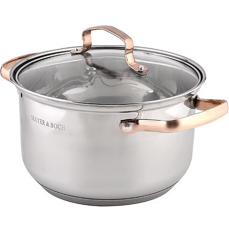 Набор кастрюль 2л+2,8л+3,8л нерж/ст с зол.ручками Mayer&Boch (40457) Набор кастрюль 2л+2,8л+3,8л нерж/ст с зол.ручками Mayer&Boch (40457)