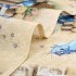 Набор полотенец из 2х шт "синие коты. любовь моя ",40х70см, 100% хлопок,твил, беж SANTALINO (850-719-62)
