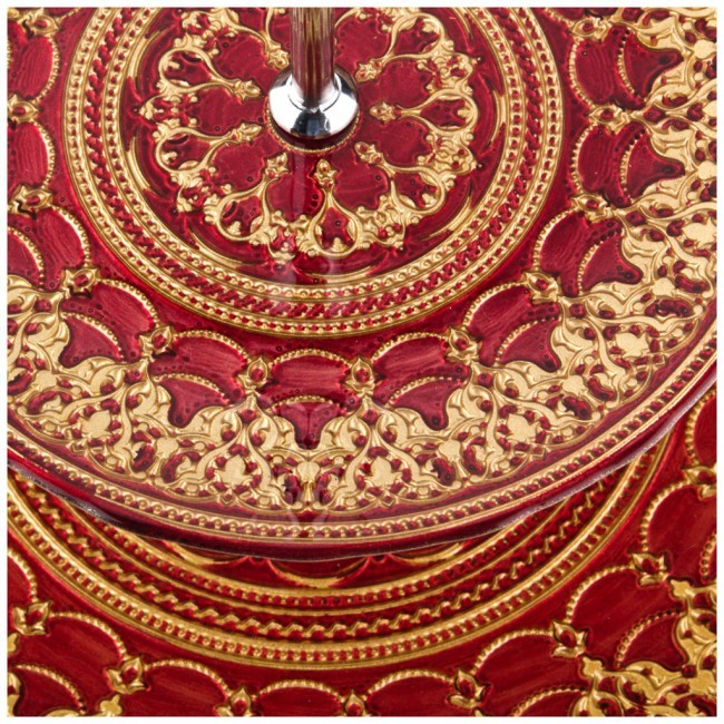 Конфетница 2-х ярусная диаметр 33/21 см Turkiye Sise (484-192) Конфетница 2-х ярусная диаметр 33/21 см Turkiye Sise (484-192)