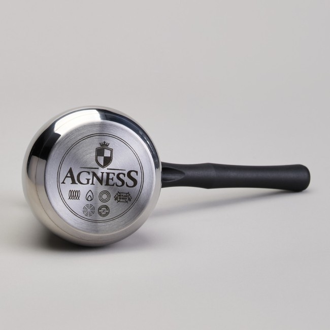 Турка agness, 350мл, нерж.сталь 304, термоаккумулирующее дно, индукция Agness (914-311)
