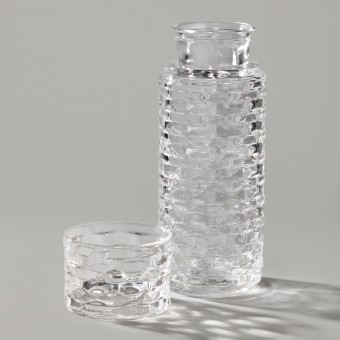 Графин с крышкой/стаканом  8х22,5 см 650/150 мл Alegre Glass (337-155)