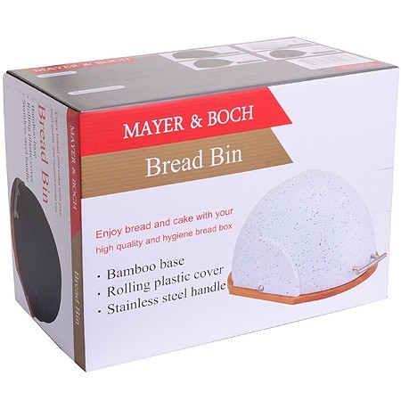 Хлебница 27х21х38см бамбук+пластик МВ (26260)