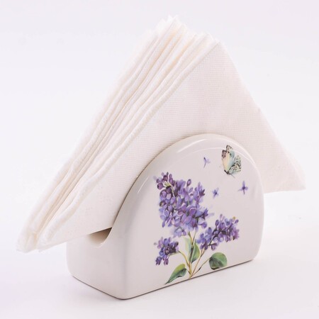 Салфетница Букет фантазий доломит LR (60218) Салфетница Букет фантазий доломит LR (60218)