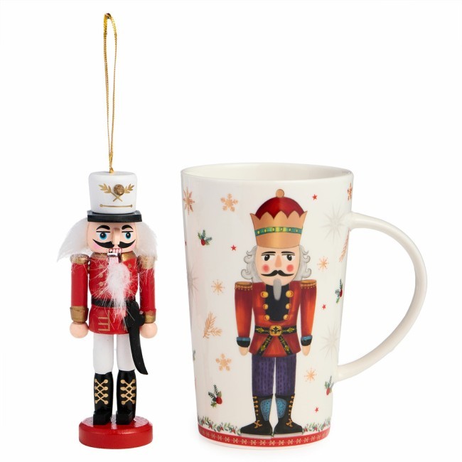 Набор подарочный lefard "щелкунчик" (кружка 385 мл в комплекте с ёлочной игрушкой) Lefard (580-098)