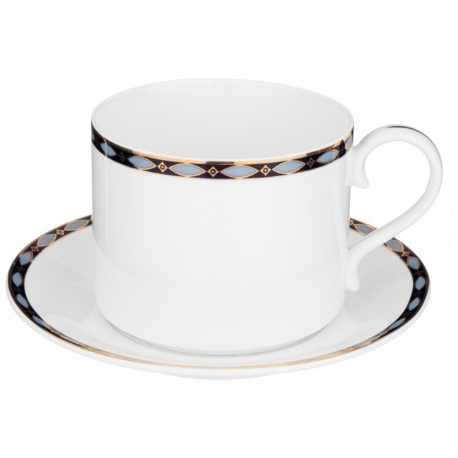 Чайный сервиз lefard "glamour" на 6 пер. 14 пр. 1000/350/300 мл синий Lefard (590-463)