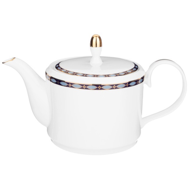 Чайный сервиз lefard "glamour" на 6 пер. 14 пр. 1000/350/300 мл синий Lefard (590-463)