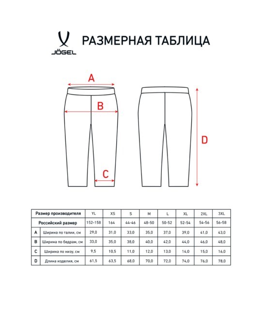 Тайтсы компрессионные JÖGEL CAMP PerFormDRY Tight 3/4, белый (2125140)