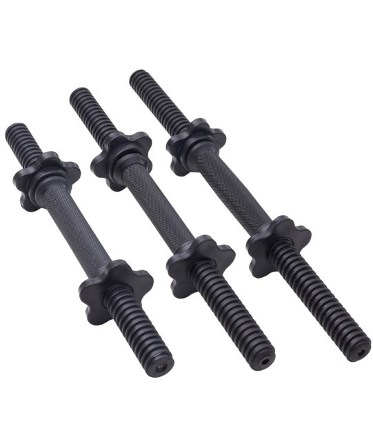 Гриф гантельный BASEFIT BB-106 d=25 мм, пластиковый, с пластиковыми замками, 40 см (1484875)