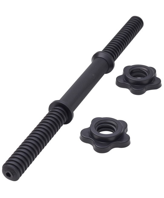 Гриф гантельный BASEFIT BB-106 d=25 мм, пластиковый, с пластиковыми замками, 40 см (1484875)