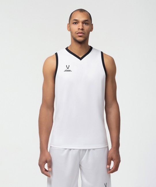 Майка баскетбольная JÖGEL CAMP Basic, белый (1619309)