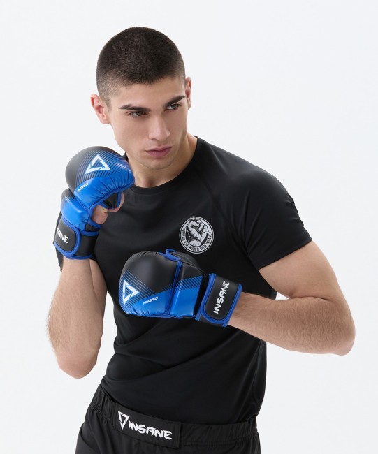 Перчатки INSANE MMA HYBRID, синий (2115453)