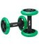 БЕЗ УПАКОВКИ Ролики для пресса раздельные STARFIT RL-107, черный/ярко-зеленый (2102826)