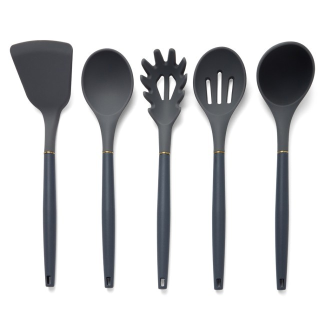 Набор agness из 11пр: 5 ножей,подставка,половник,ложка,лопатка,шумовка,ложка для спагетти Agness (671-222)