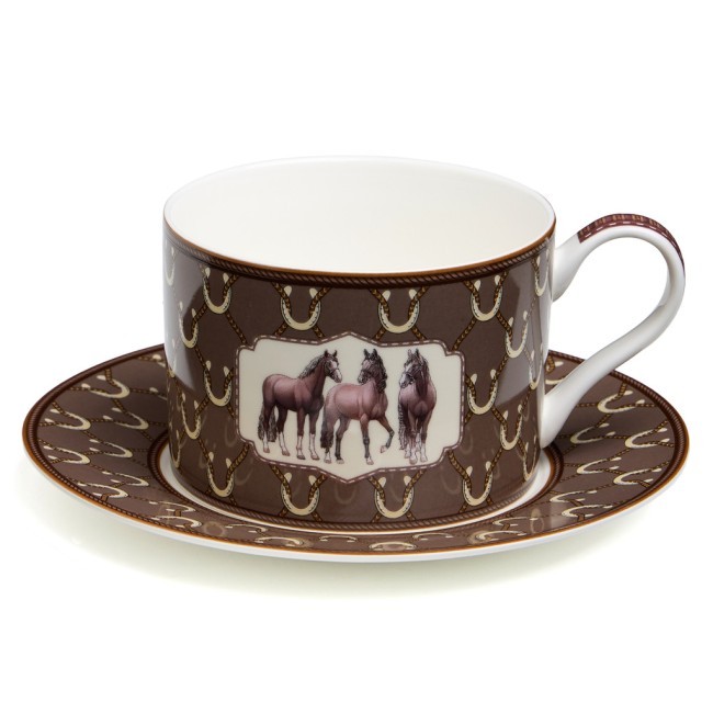 Чайная пара lefard "horse club" 300 мл Lefard (590-728) Чайная пара lefard "horse club" 300 мл Lefard (590-728)