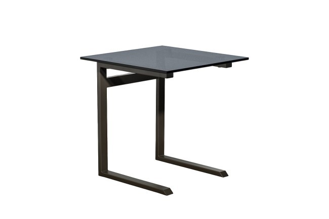 Стол журнальный приставной серый, стекло тонированное 50*50*50см (TT-00015706) Стол журнальный приставной серый, стекло тонированное 50*50*50см (TT-00015706)