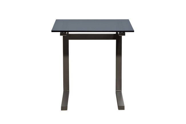 Стол журнальный приставной серый, стекло тонированное 50*50*50см (TT-00015706) Стол журнальный приставной серый, стекло тонированное 50*50*50см (TT-00015706)