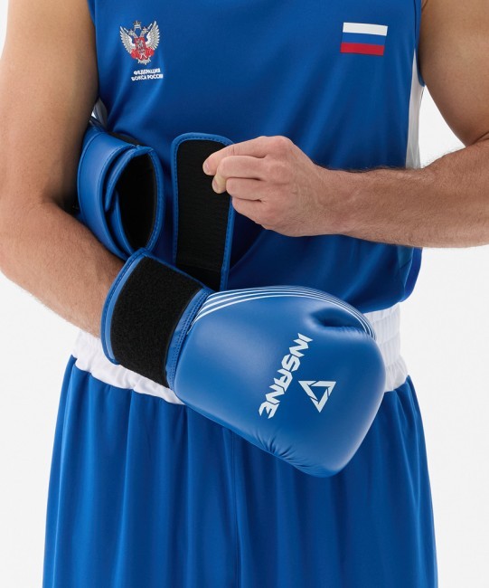 Перчатки боксерские INSANE RBF, синий, 12 oz (2127992) Перчатки боксерские INSANE RBF, синий, 12 oz (2127992)
