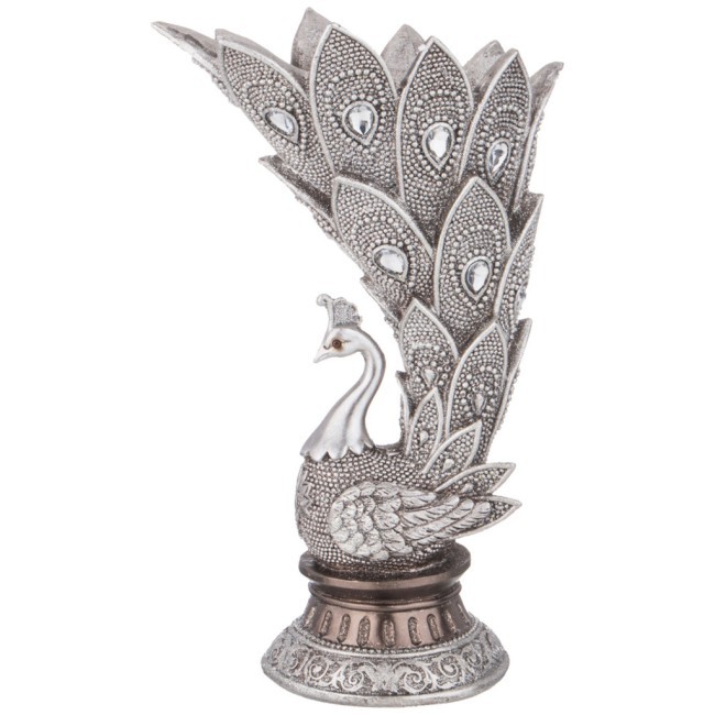 Ваза декоративная "павлин" 17,5*11,5*29 см Lefard (146-1759)