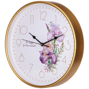 Часы настенные "irises" 30,5 см Lefard (221-355)
