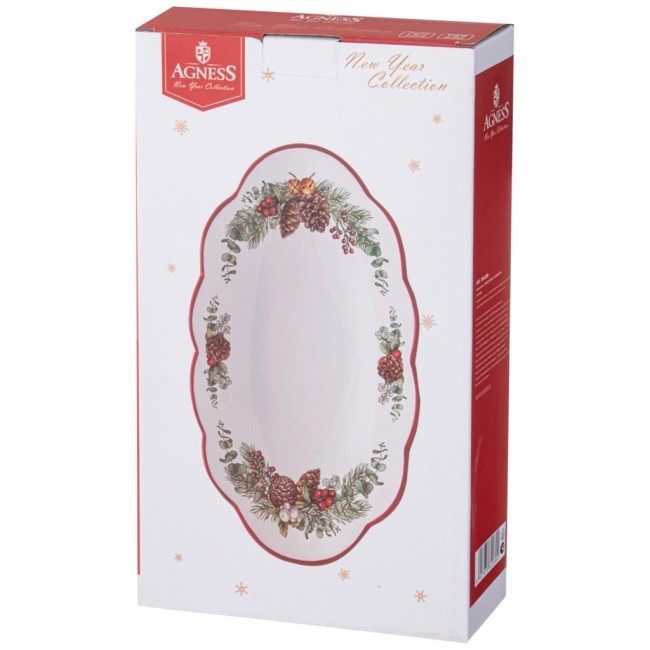 Блюдо agness "celebration" 30,7*17,7*6 см Agness (358-2260)