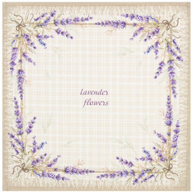 Набор салфеток из 2-х шт "душа прованса",40х40см, 100% хлопок,бежевый,твил, Lefard (850-735-82)