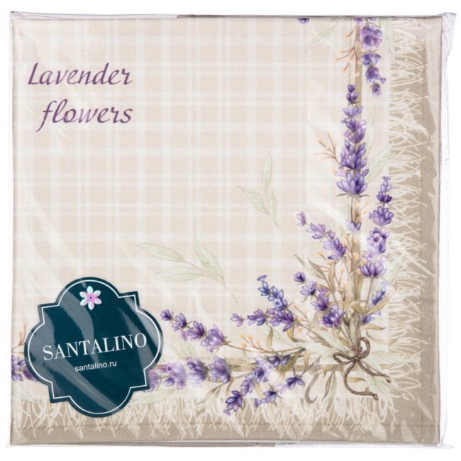 Набор салфеток из 2-х шт "душа прованса",40х40см, 100% хлопок,бежевый,твил, Lefard (850-735-82)