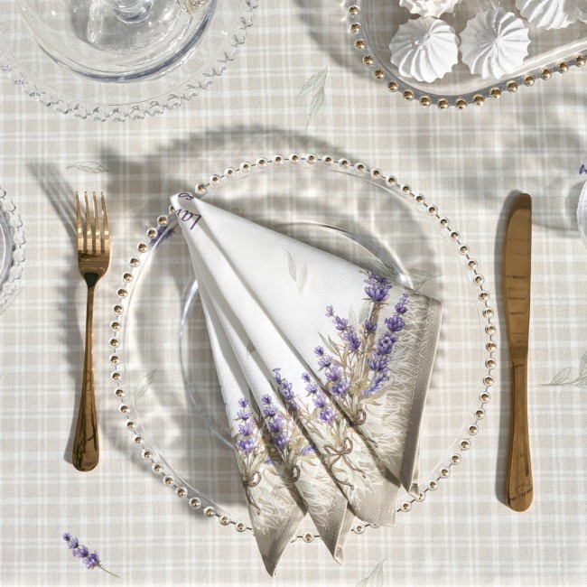 Набор салфеток из 2-х шт "душа прованса",40х40см, 100% хлопок,бежевый,твил, Lefard (850-735-82)