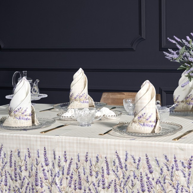 Набор салфеток из 2-х шт "душа прованса",40х40см, 100% хлопок,бежевый,твил, Lefard (850-735-82)