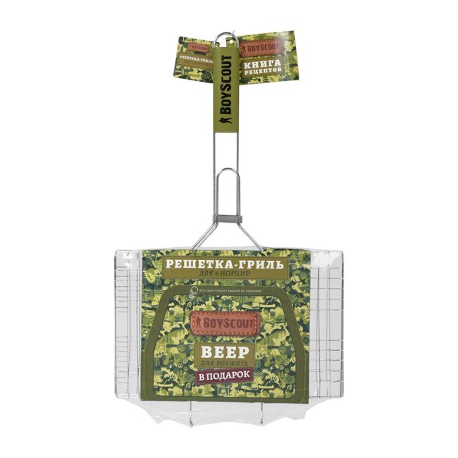 Решетка-гриль Boyscout на 6 порций 61313 (62767) Решетка-гриль Boyscout на 6 порций 61313 (62767)