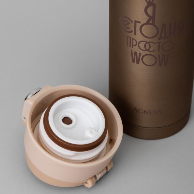 Термокружка wow 420 мл, колба нерж.сталь 18/10 Agness (798-107)