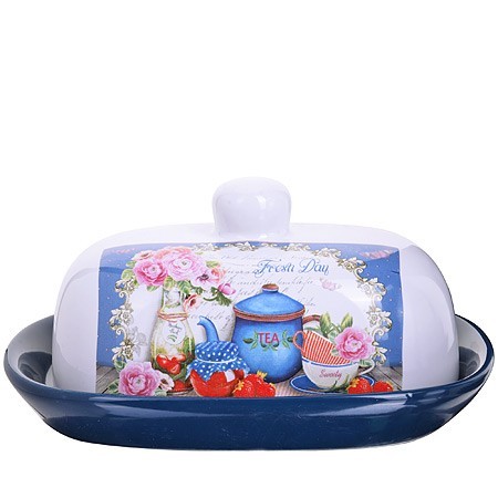 Маслёнка с крышкой Натюрморт LR (26393) Маслёнка с крышкой Натюрморт LR (26393)