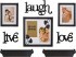 Подарочный фотонабор из 8-пр.темный "life,laugh,love" 25*10, 16*21, 26*26 см. (кор=6 наб.) Polite Crafts&gifts (189-101)