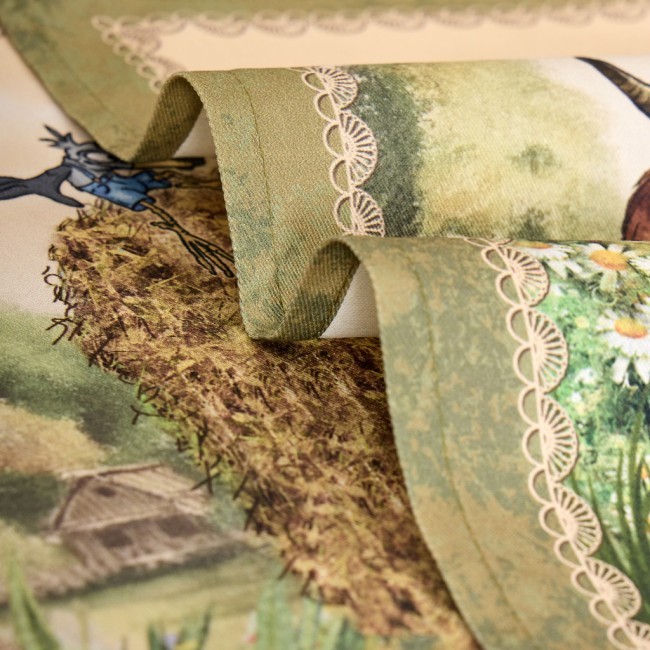 Набор салфеток из 2-х шт  "синие коты. про любовь",40х40см, 100% хлопок,твил, беж Lefard (850-720-81)