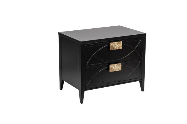 Тумба прикроватная черная 60*50*40см (TT-00011382)