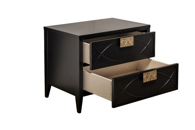 Тумба прикроватная черная 60*50*40см (TT-00011382)