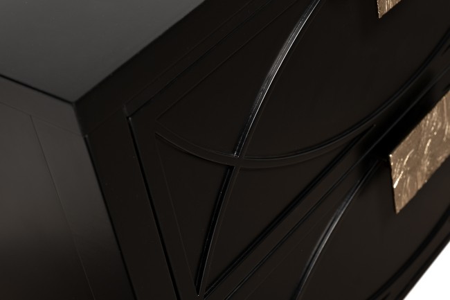 Тумба прикроватная черная 60*50*40см (TT-00011382)