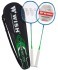Набор для бадминтона WISH Fusiontec 770K, 2 ракетки, синий/зеленый (561377)