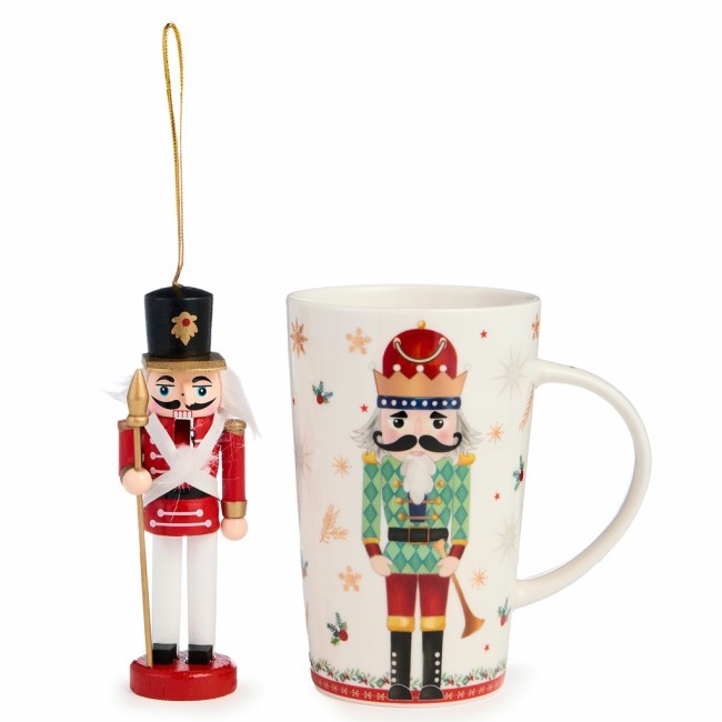 Набор подарочный lefard "щелкунчик" (кружка 385 мл в комплекте с ёлочной игрушкой) Lefard (580-099) Набор подарочный lefard "щелкунчик" (кружка 385 мл в комплекте с ёлочной игрушкой) Lefard (580-099)