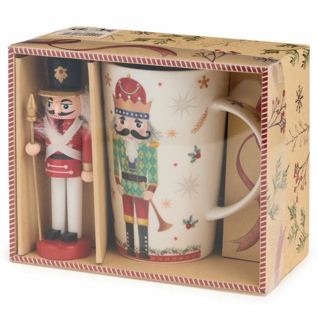 Набор подарочный lefard "щелкунчик" (кружка 385 мл в комплекте с ёлочной игрушкой) Lefard (580-099) Набор подарочный lefard "щелкунчик" (кружка 385 мл в комплекте с ёлочной игрушкой) Lefard (580-099)