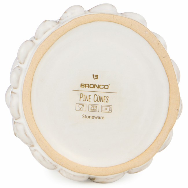 Банка для сыпучих продуктов коллекция "pine cones", 12,4*12,4*15,2 см Bronco (230-526)