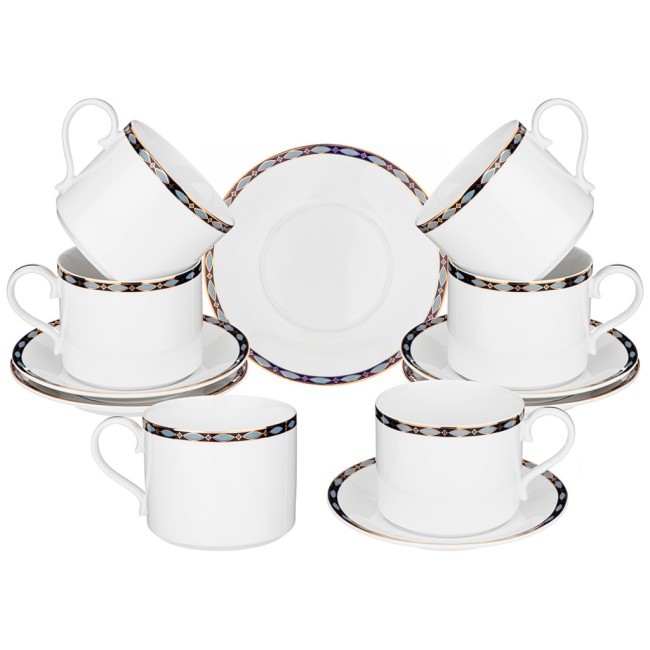 Чайный набор lefard "glamour" на 6 пер.12 пр. 300 мл синий Lefard (590-464) Чайный набор lefard "glamour" на 6 пер.12 пр. 300 мл синий Lefard (590-464)