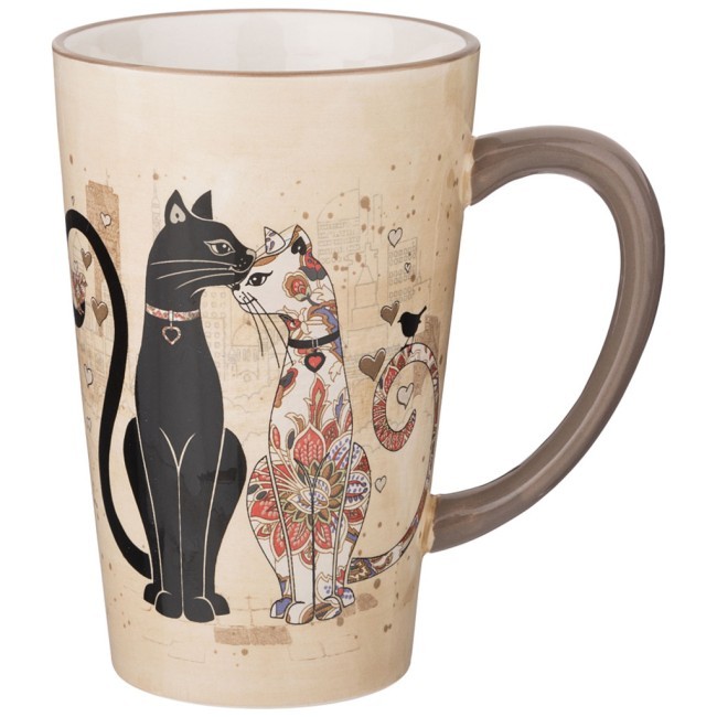 Кружка agness "парижские коты" 13,5*9,5*14,5 см 530 мл Agness (358-1749) Кружка agness "парижские коты" 13,5*9,5*14,5 см 530 мл Agness (358-1749)