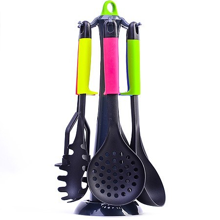 Кухонный набор на подставка 7 пр нейлон/термопластик Mayer&Boch (29525)