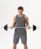 Гриф для штанги Starfit BB-103 прямой, d=25 мм, металл, с металлическими замками, хром, 120 см (1484389)